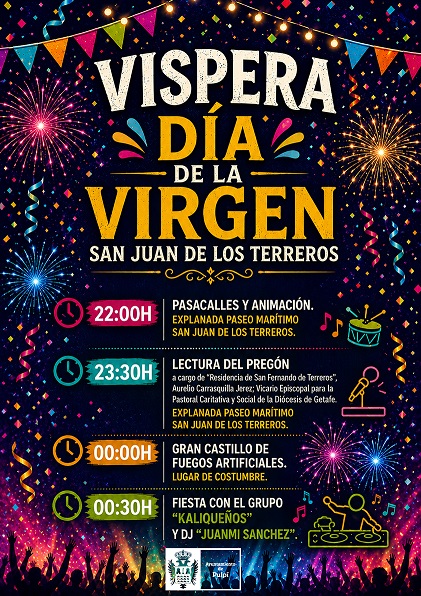 FIESTA VISPERA DE LA VIRGEN